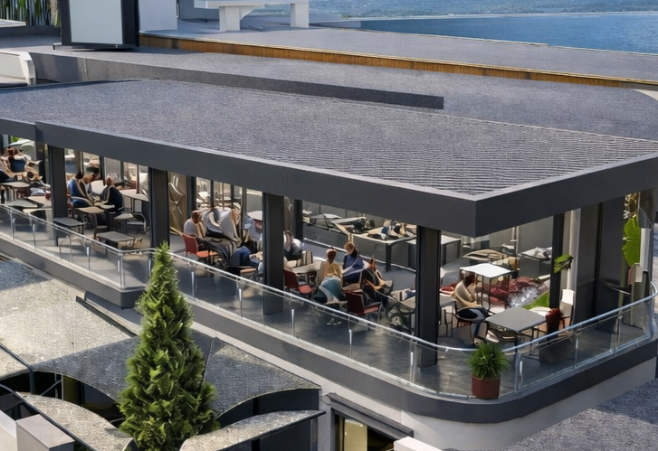 Artist's impression of the Beyond Mall food court